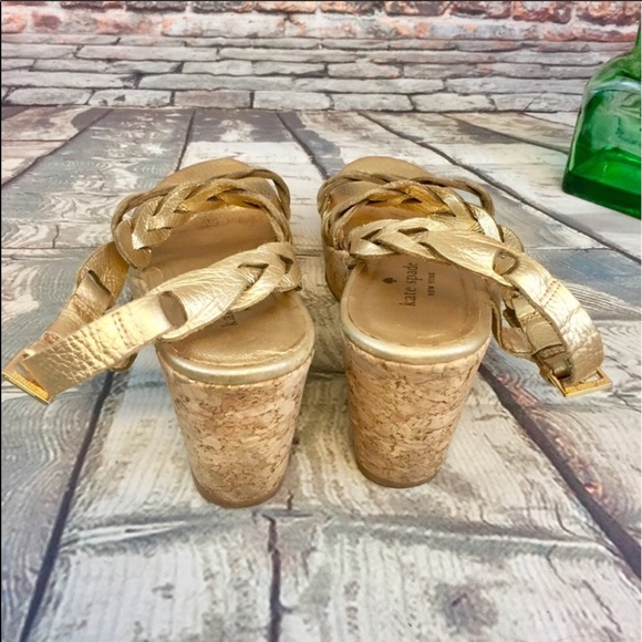 Kate Spade Wedge Sandal - Size 7.5 - Picture 3 of 6